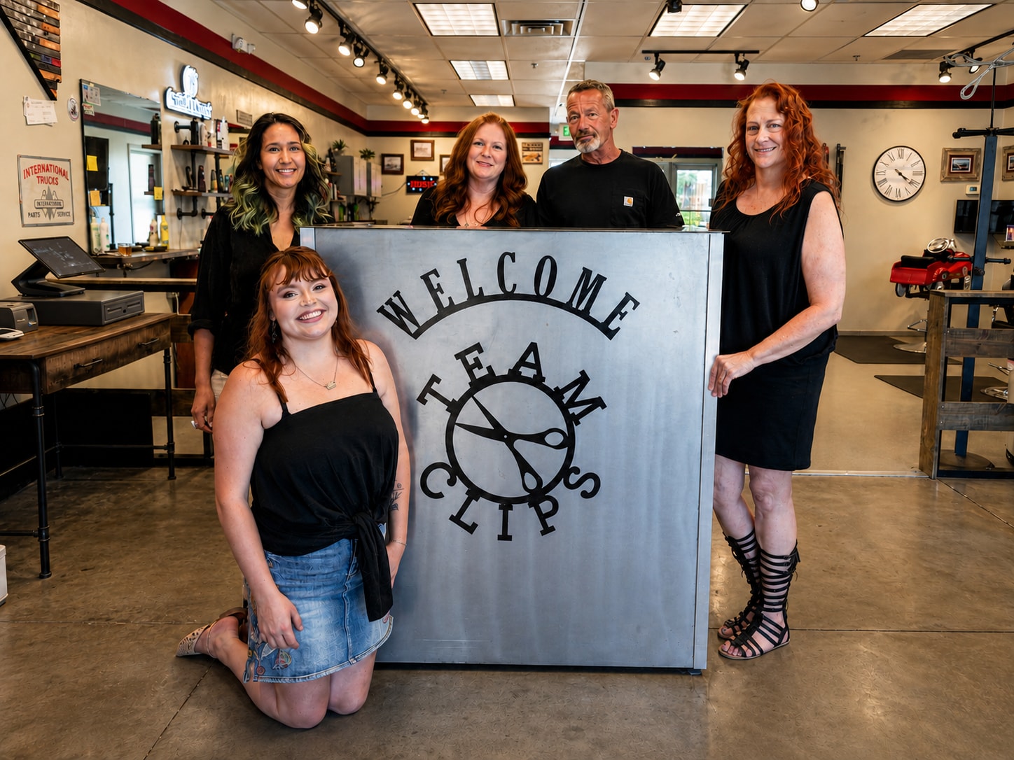 The TeamClips team at their Carson City shop
